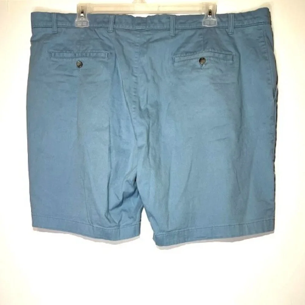 Roundtree &‎ Yorke Light Blue Flat Front Casual Shorts Sz 46